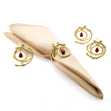 Load image into Gallery viewer, Pomegranate Seed Napkin Ring Set
