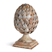 Load image into Gallery viewer, WEATHERED METAL ARTICHOKE FINIAL
