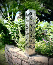 Load image into Gallery viewer, Blooming Magnolias Steel Luminary Pillar | Multiple Sizes
