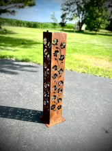 Load image into Gallery viewer, Blooming Magnolias Steel Luminary Pillar | Multiple Sizes
