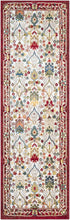 Load image into Gallery viewer, Neola White/Red Damask Area Rug
