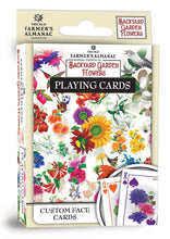 Load image into Gallery viewer, Farmer's Almanac - Backyard Garden Flowers Playing Cards
