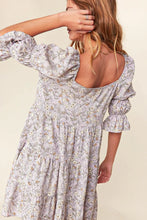 Load image into Gallery viewer, Sweet Lavender Floral baby doll dress
