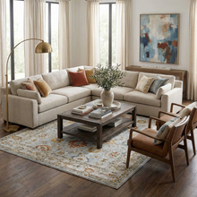 Load image into Gallery viewer, Luklukan Oushak Style Floral Rug
