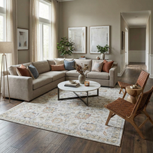 Load image into Gallery viewer, Dion Washable Floral Rug - Clearance
