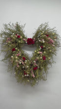 Load and play video in Gallery viewer, Cupids Heart Wreath

