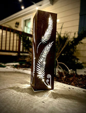 Load image into Gallery viewer, Rustic Metal Fern Luminary | Garden Column
