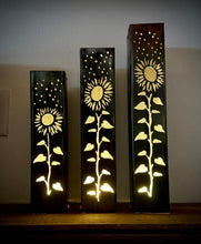 Load image into Gallery viewer, Sunflowers Under the Stars Indoor Luminary | Multiple Sizes
