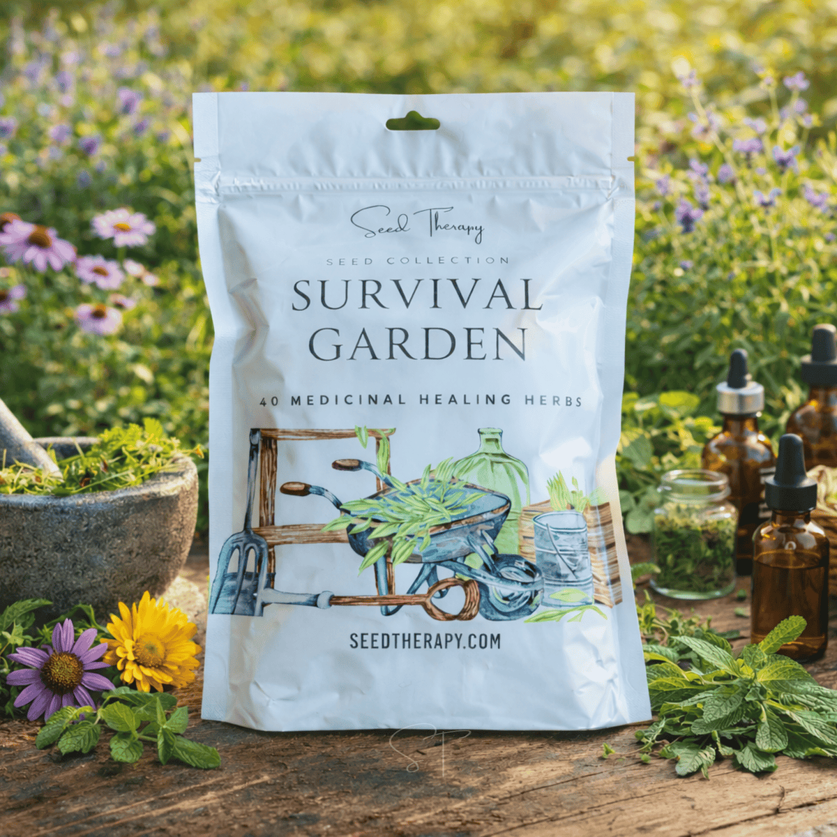 Survival Medicinal Herb Garden – 40 Essential Varieties – The Gathering ...