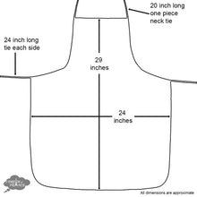 Load image into Gallery viewer, Poppies Cream Cotton Kitchen Apron by Tissus Toselli
