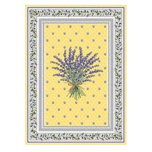 Load image into Gallery viewer, French kitchen towel - Printed cotton - Lauris yellow | Tissus Toselli
