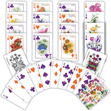 Load image into Gallery viewer, Farmer's Almanac - Backyard Garden Flowers Playing Cards
