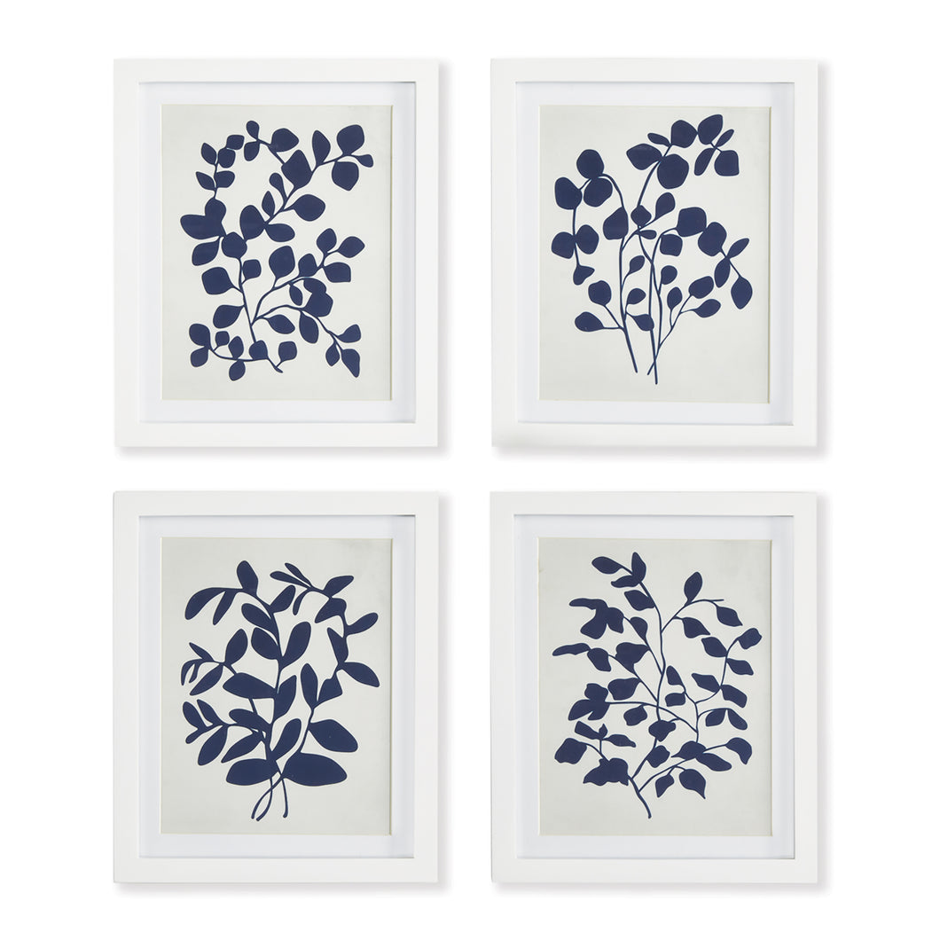 Leafy Vine Prints, Set Of 4