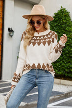 Load image into Gallery viewer, Tanenbaum Round Neck Long Sleeve Sweater
