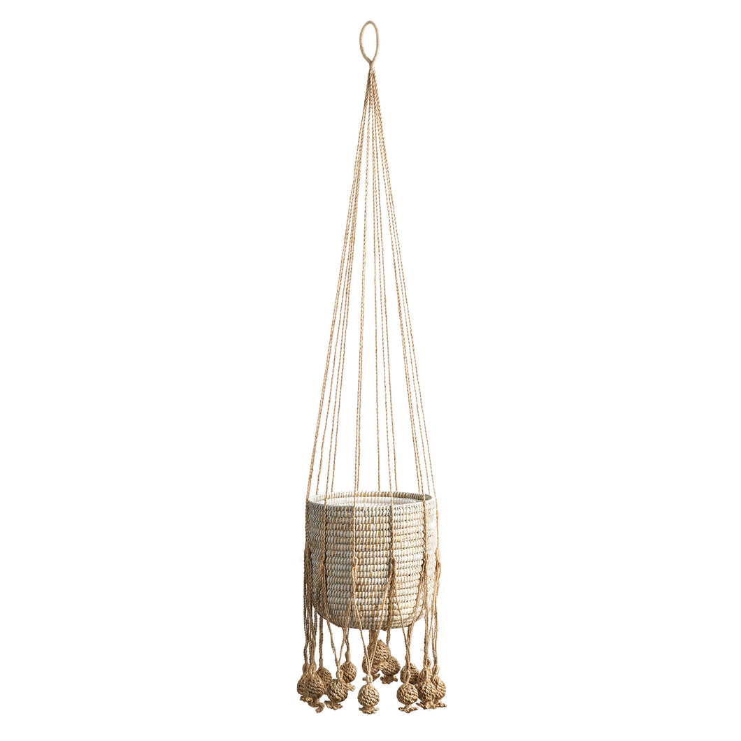 Gaia Jute Hanging Basket 11.75