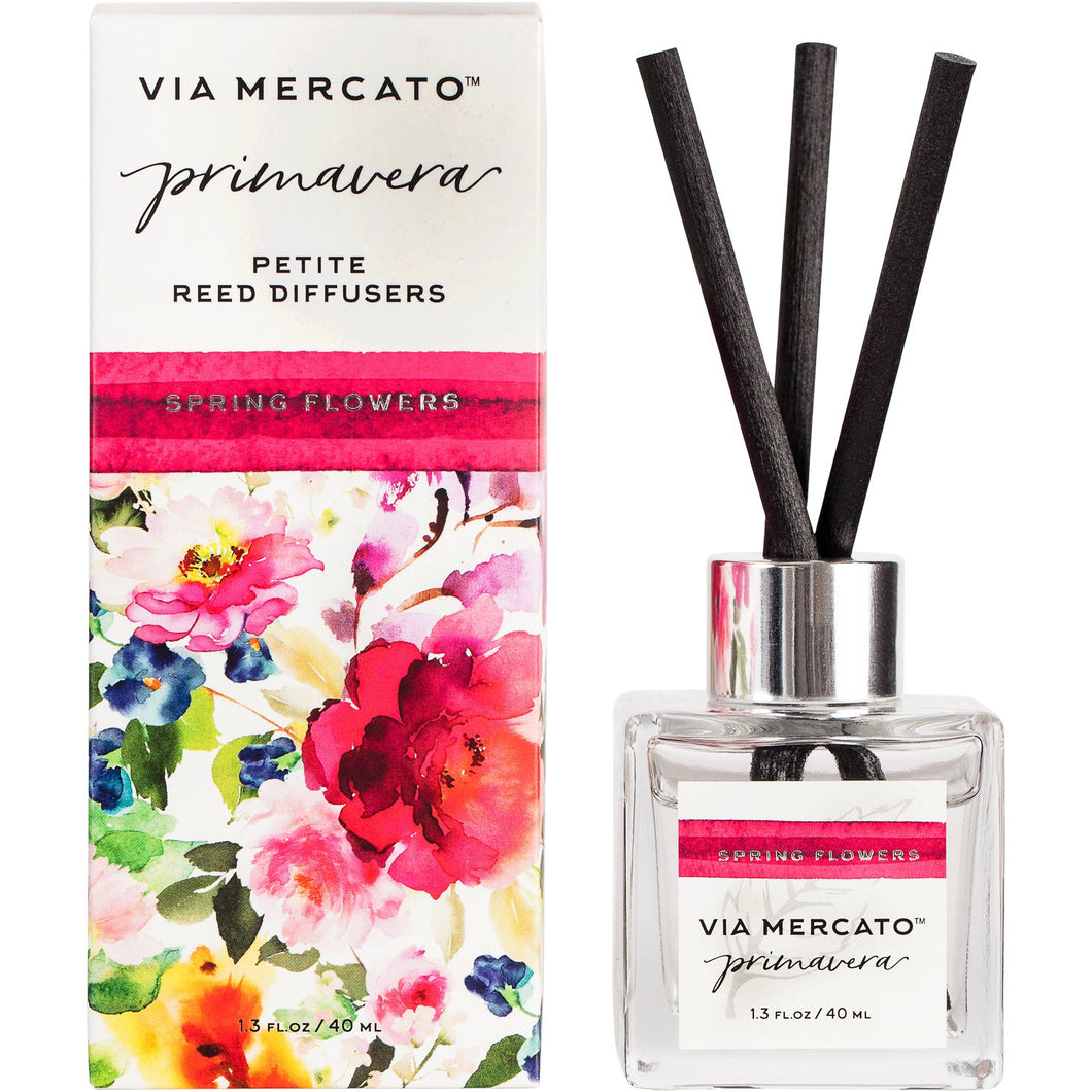 Via Mercato Primavera Petite Reed Diffuser - Spring Flowers