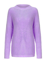 Load image into Gallery viewer, Fireside Sweater Round Neck Drop Shoulder Sweater
