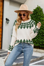 Load image into Gallery viewer, Tanenbaum Round Neck Long Sleeve Sweater
