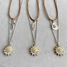 Load image into Gallery viewer, Sunflower Pendant Necklace Set
