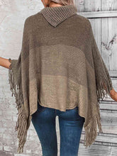 Load image into Gallery viewer, Fields of Grain Decorative Button Fringe Detail Sweater
