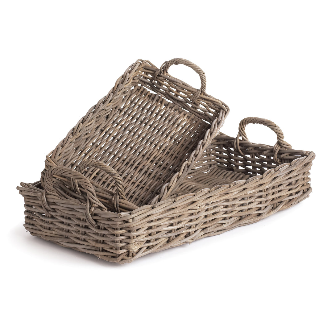 Normandy Rectangle Trays, Set Of 2