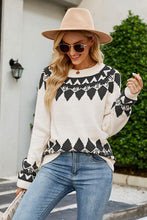 Load image into Gallery viewer, Tanenbaum Round Neck Long Sleeve Sweater
