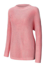 Load image into Gallery viewer, Fireside Sweater Round Neck Drop Shoulder Sweater
