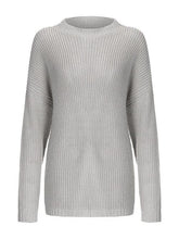 Load image into Gallery viewer, Fireside Sweater Round Neck Drop Shoulder Sweater
