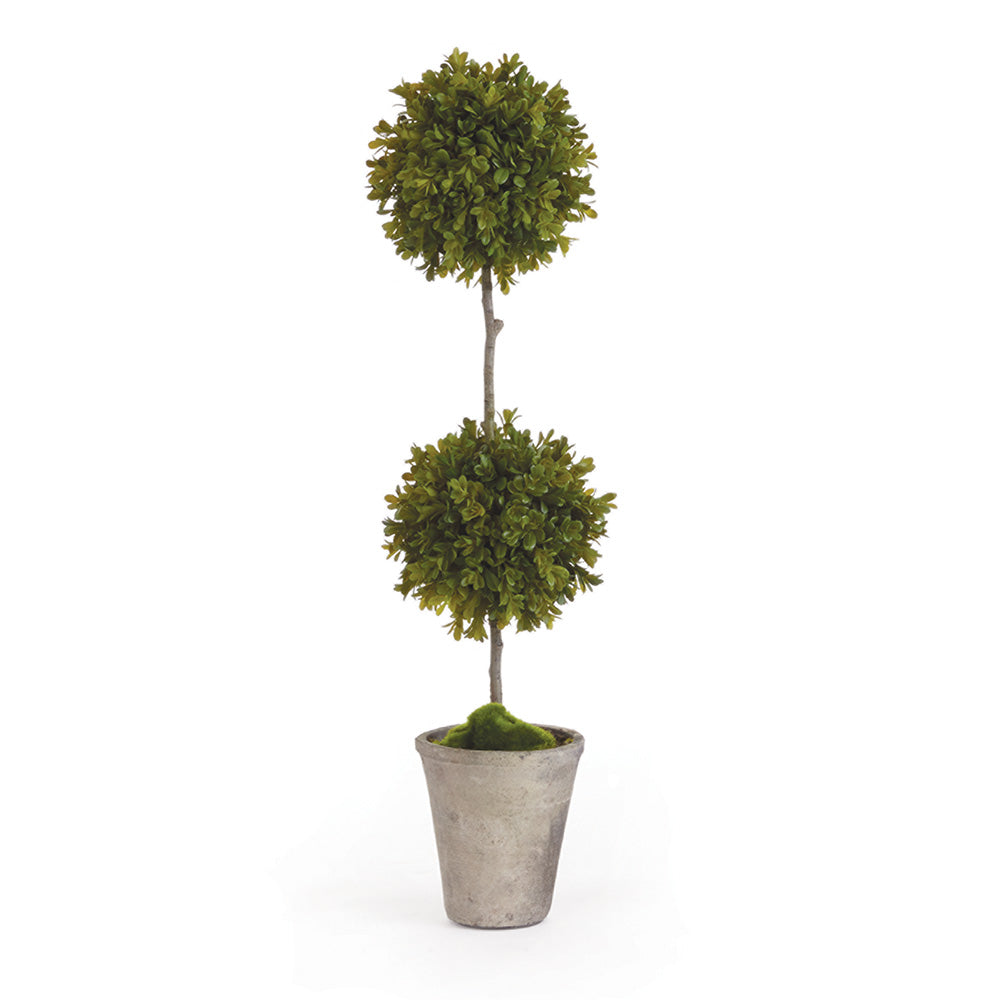 Barclay Butera Faux Boxwood Topiary Potted 25