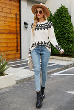 Load image into Gallery viewer, Tanenbaum Round Neck Long Sleeve Sweater
