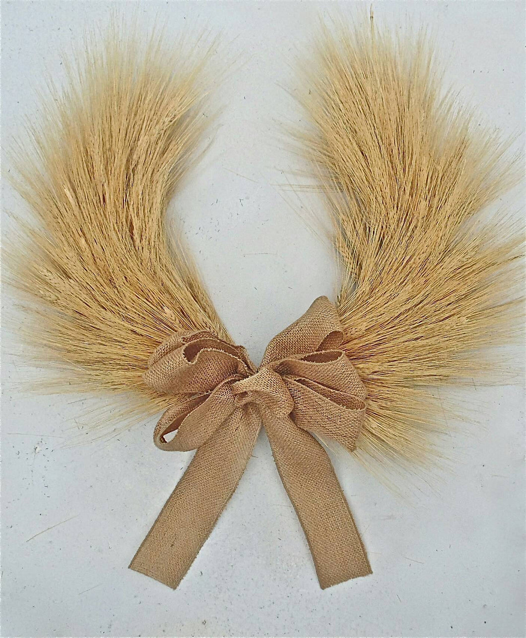 Blond Wheat Chevron Wreath - country front door indoor wheat wreath- Horse Shoe Wreath 22 Inch