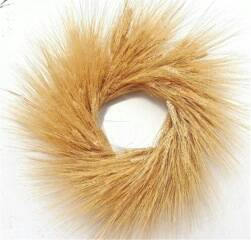 Thanksgiving and Christmas Blond Wheat Autumn Fall holiday Wreath 22