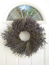 Load image into Gallery viewer, dried lavender garden wreath- Best seller! Autumn, Fall, spring, summer decor! 19-20"
