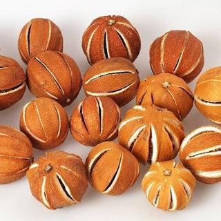 30 dried slit oranges