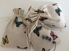Load image into Gallery viewer, Butterfly lavender sachets aromatherapy all natural relaxation sleep aid
