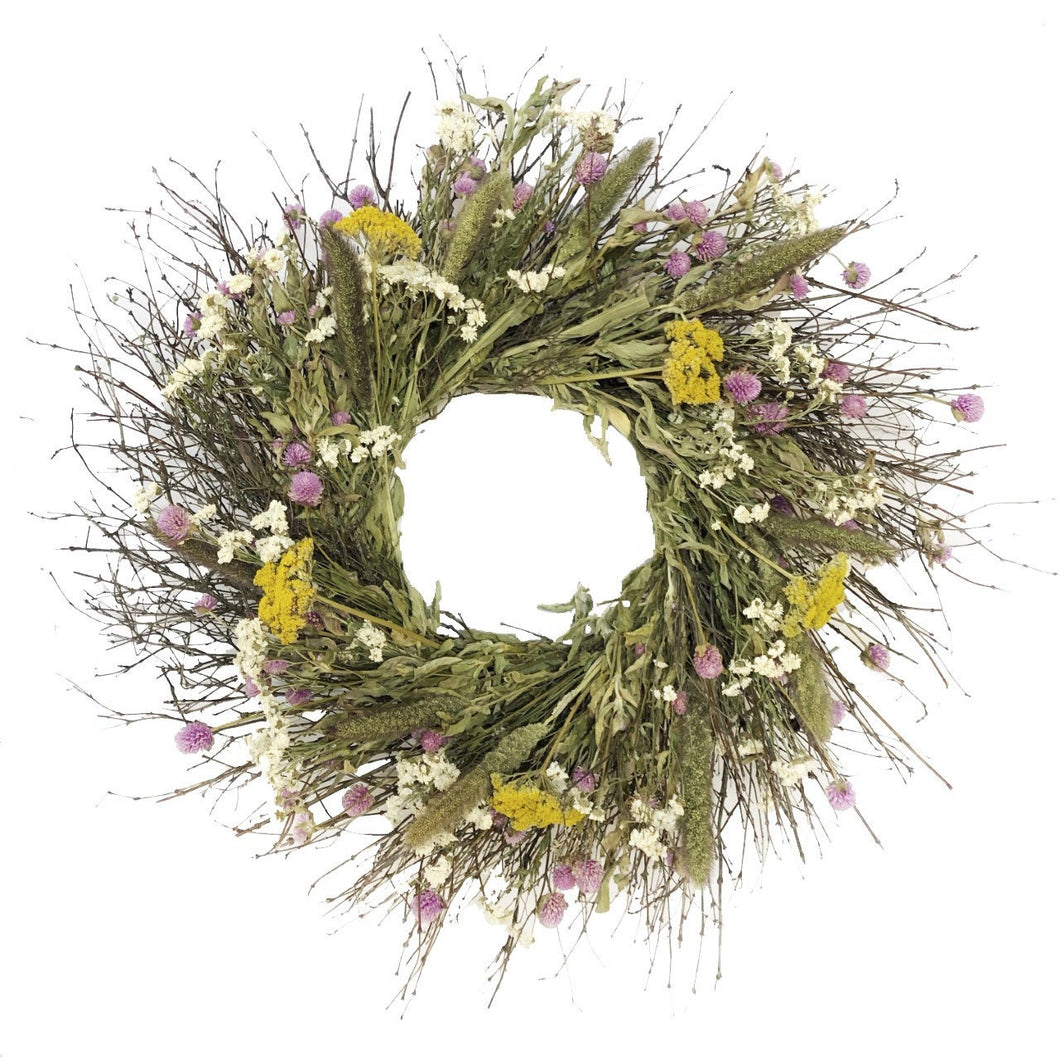 Dried Flower spring wreath