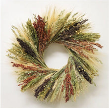 Load image into Gallery viewer, Birdfeed organic wreath- A Great Bird lover gift! Dried Flower Wreath
