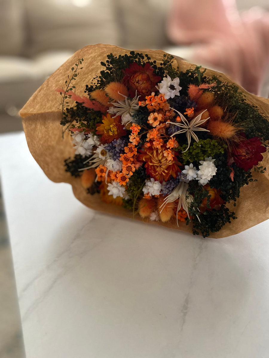 Fall Meadow Bouquet - dried bouquet - fall wedding home decor – The ...