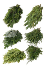 Load image into Gallery viewer, Mixed Fresh Holiday Greens  30 pounds
