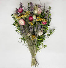 Load image into Gallery viewer, Wildflower and lavender dried fall flower bouquet/ arrangement

