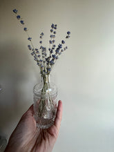 Load image into Gallery viewer, Dried lavender all natural diffuser with vintage inspired bud vase and essential oil
